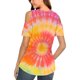 thumbnail image 4 of Camisas de Manga Corta para las Mujeres de Verano Sexy Frío Hombro Suéter Blusa Cuello en V Sólido, Ligero para Diario, 4 of 9