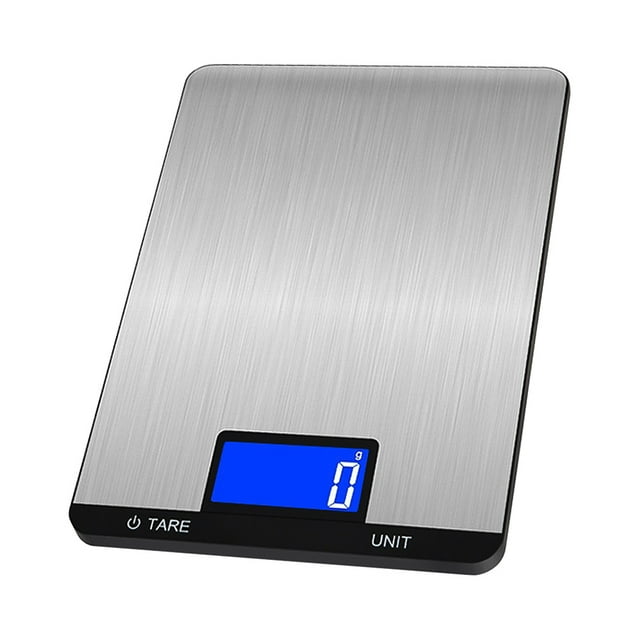 Digital Food Scale 5kg/11lb Rechargeable Digital Kitchen Scale with LCD Display Touch Buttons 7 Units