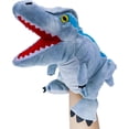 thumbnail image 1 of Bring The Depths Of The Ocean To Life With Our Embroidered Eyes Shark Hand Puppets, A Unique Blend Of Premium Soft Fabric And Interactive Features For Endless Creative Play, 1 of 5