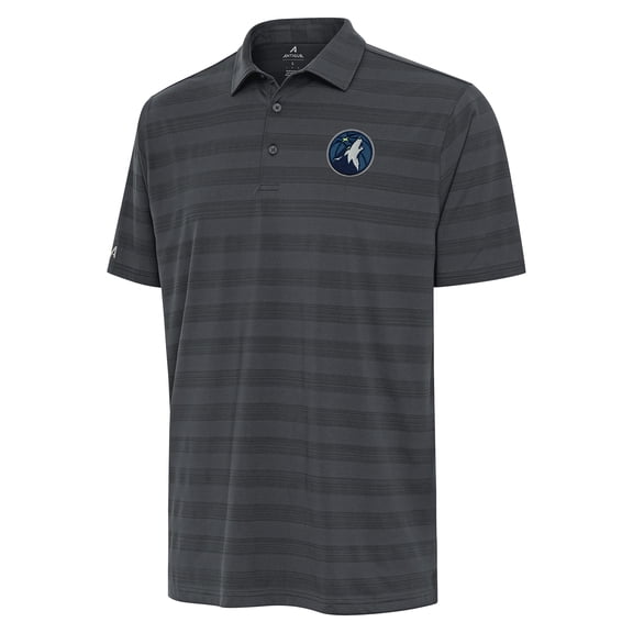 Men's Antigua Pewter Minnesota Timberwolves Tunnel Polo