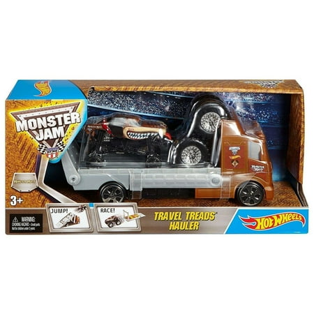 Hot Wheels Monster Jam Monster Mutt Travel Treads Hauler 1:43