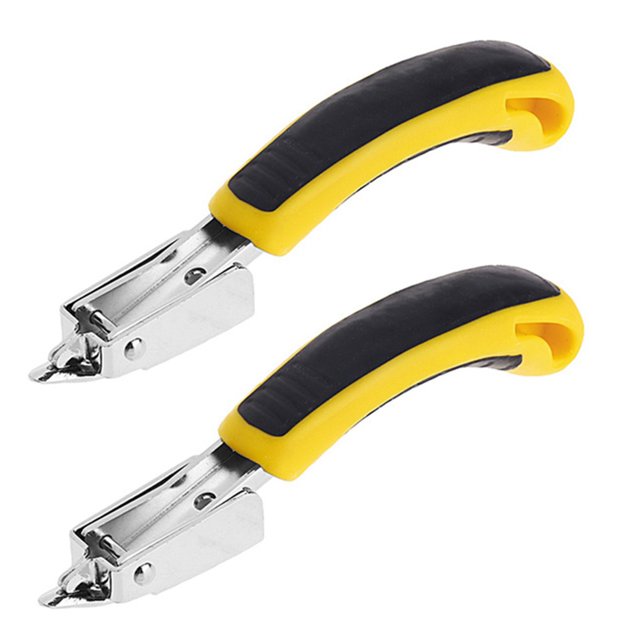 2X Outils de Retrait d'Agrafes pour Rembourrage Lourd pour Ongles Outils de Main Professionnels de Bureau