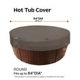 thumbnail image 3 of Classic Accessories Ravenna Water-Resistant Round Hot Tub Cover, 84 Inch, 3 of 12