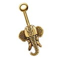 thumbnail image 4 of Piercing del vientre Zulema oro Anillo del ombligo del elefante 14G 5 mm, 4 of 4