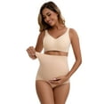 thumbnail image 4 of Unique Bargains Women's Maternity High Waist Briefs with Butt Lifter Design S Beige, 4 of 6