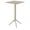 Taupe, variant on Sky 24 inch Square Folding Bar Table in Black finish