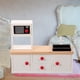 thumbnail image 2 of Fregadero de cocina para casa de muñecas, gabinete en miniatura con fregadero, gabinete para casa de muñecas, Mini muebles para cocina y baño 1:12, 2 of 5