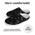 thumbnail image 6 of KLL Hawaiian Style Pattern Adult Unisex Cozy Slippers,Fuzzy Slip-on Slippers TPR Sole Slippers Comfort Plush Home Footwear for Indoor & Outdoor-8, 6 of 7
