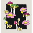 thumbnail image 2 of Mushrooms & Flowers Adult Sand Long Sleeve Hoodie-Medium, 2 of 2