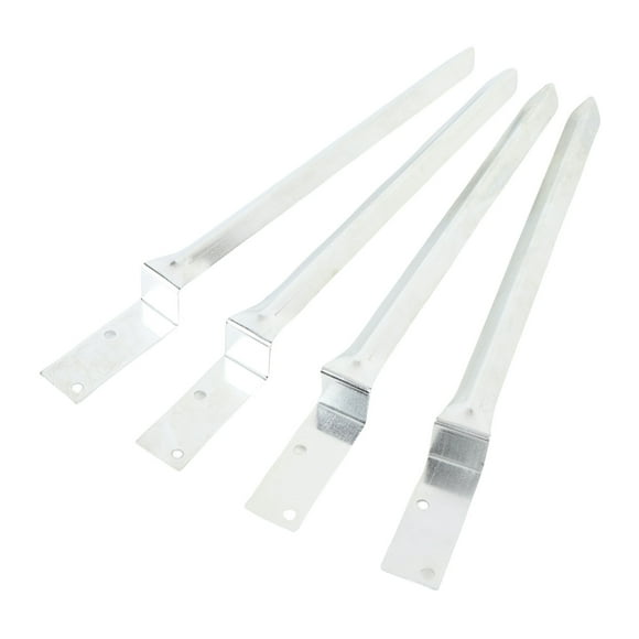 Fence Post Anchor, Mailbox Fence Post Spike Steel Easy Installation Weather Proof for Outdoor Swing