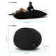 thumbnail image 2 of Sillón Puff con cama Individual Puff MX Gamuza Negro, 2 of 2