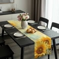 thumbnail image 2 of Sunflower Table Runner 72 Inches Long, Yellow Spring Floral Botanical Kitchen Coffee Dining Table Decoration for Home Party Birthday Wedding Home Decor 18x72 Inches, 2 of 8