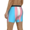 thumbnail image 2 of Men Boxer Briefs Fly Transgender Flag Funny Cool Underwear For Men, 2 of 7