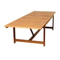 thumbnail image 3 of Amazonia 11 Piece Rectangular Patio Dining Set W/Black Plastic Eucalyptus Finish Chairs, 3 of 7