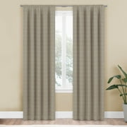 Mainstays Farmhouse Diamond Light Filtering Rod Pocket Panel Pair, Set of 2, Beige, 76 x 84