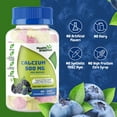 thumbnail image 3 of Health Supplied Calcium 500mg with Vitamin D3 1000 IU Gummies | Bone Strength, Growth, Teeth |Natural Berry Flavor Vitamin Gummy, 3 of 8