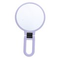 thumbnail image 2 of Folding Handheld Magnifying Double Sided Makeup Tabletop Travel Handheld Mirror Makeup Mirror Mirror 2X Magnifying, 2 of 9