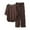 A-Brown351, variant on XIAONU Womens Modal Pajama Set Loose Fit Three Quarter Sleeve V Neck Loungewear Set Soft Casual Sleep Pajamas