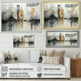 thumbnail image 4 of Designart "modern Cityscape IV" Abstract Collages Floater Framed Canvas Wall Art, 4 of 7