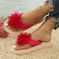 thumbnail image 3 of Sandales de Plage de Plage à Fleurs pour Femmes 2025 à Semelle en Mousse Mémoire, Pantoufles à Plateforme Compensée, Sandales Habillées pour Intérieur et Extérieur, 3 of 6