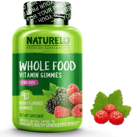 Mix Gummy - Whole Food Vitamin Gummies for Kids - Mixed Berry Flavor - 90 Gummies