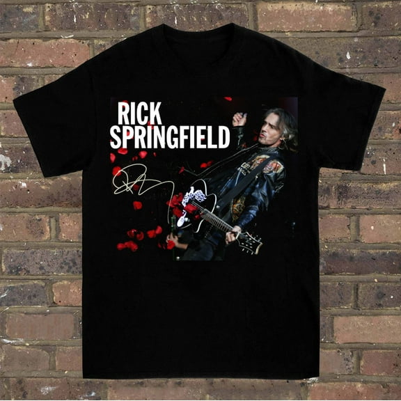 The Romantic Rick Springfield Short Sleeve T-Shirt For Men Women S-4XL