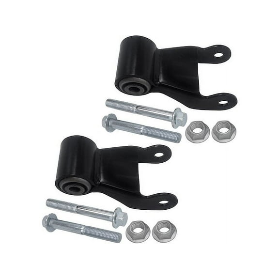 Rear Rearward Leaf Spring Shackle Set - Compatible with 1994 - 1998 Dodge Ram 2500 1995 1996 1997