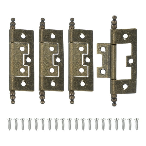 Uxcell Non-Mortise Door Hinges for Bifold Doors and Cabinets Installation 4