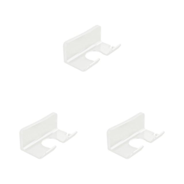 Matsuzay Estante de baño duradero sin perforar para soluciones de ahorro de espacio Accesorios de baño para baño estilo simple blanco Type1 NO1