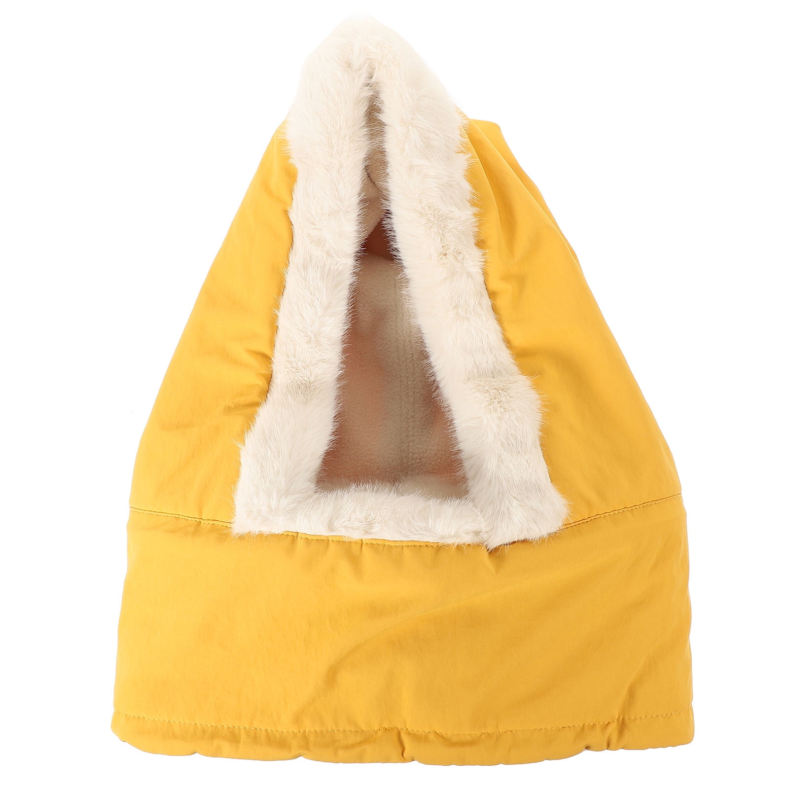SKISUNO Cycling Mask Hood Orange Fleece Neck Warmer 1Pcs 15.7X9.8in