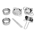 thumbnail image 1 of Sonew Dumpling Maker Press Set, Easy To Clean Dumpling Mould Dumpling Molds For Kitchen For Restaurant For Party, 1 of 8