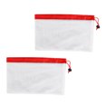 thumbnail image 4 of OULII Fruit Mesh Bag 2Pcs 8 Inch Eco Friendly Breathable Polyester Red Reusable For Grocery Shopping, 4 of 8