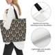 thumbnail image 3 of Fotbe Flower Butterfly Bolsa Tote Estética de Lona con Estampado para Mujer - Bolsa Reutilizable de Hombro Casual para Vacaciones, Compras, Trabajo y Gimnasio, 3 of 8