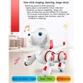 thumbnail image 4 of EGNMCR 837 Chien Robot Intelligent Télécommandé à Induction Éducatif Télécommande Programmation Télécommandée Cadeaux d'Anniversaire pour Enfants, 4 of 6
