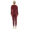 thumbnail image 2 of White Mark Women's 2 Piece Velour Tracksuit Set, 2 of 5