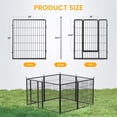 thumbnail image 2 of Parque infantil para perros HealSmart, 8 paneles de 80 cm, ideal para niños pequeños y medianos, 2 of 7