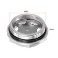 thumbnail image 3 of Unique Bargains M60x2mm Male Threaded Aluminum Air Compressor Oil Level Gauge Sight Glass, 3 of 5