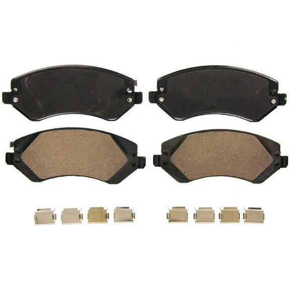 Front Brake Pad Set - Compatible with 2005 - 2007 Dodge Caravan 2006