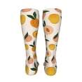 thumbnail image 6 of KLL Peach1 Print Cool Socks Men's Women's Crew Socks Funny Crazy Novelty Stockings, 6 of 8