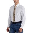 thumbnail image 6 of Xecao Rooster Print Tie For Men Necktie Woven Jacquard Neck Ties,Classic Men's Tie, 6 of 7