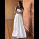 thumbnail image 4 of Conjunto de 2 Piezas para Mujer, Sin Mangas, con Tirantes, Corte A, Falda Maxi, Informal, Plisada, Estilo , Estilo Bohemio, con Bolsillo. S, 4 of 10