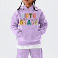 thumbnail image 5 of Kids Cartoon Print Hoodie Long Sleeve Pocket Fleece Pullover For Boys Girls, 5 of 5