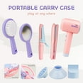 thumbnail image 5 of YCFUN Beauty Salon Hair Toy Set for Girls, Pretend Play Kids Hair Toy with Realistic Blow Dryer, Beauty Makeup Kit Role Play Set for Girls Ages 3+, 5 of 6