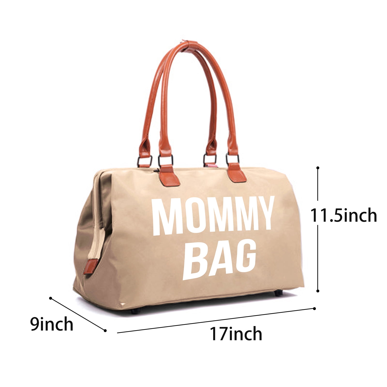 Baby Diaper Tote Bag with Changing Pad Large Capacity Mommy Bag Maternity Bag Travel Bag for Hospital & Functional Baby Care