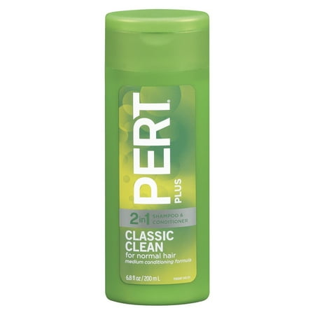 6.8 Ounce Liquid - Pert Plus Classic Clean 2-in-1 Shampoo & Conditioner For Normal Hair, 6.8 Fl Oz