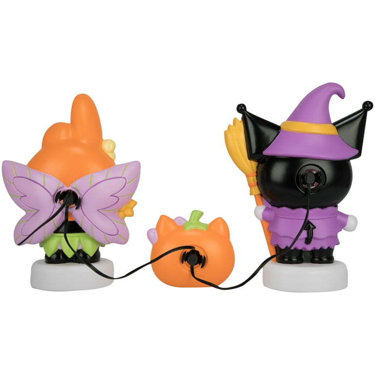 mumimo._.様　オーダー　節分　ハロウィン　桜 Halloween Blow Mold Hello Kitty Scene w/ Pumpkin Outdoor Decor