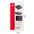 Equate Crutch Pillows, Padding For Crutches, Contains 2 Arm & 2 Hand