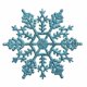 thumbnail image 1 of Naiovety 12 piezas de decoración de copo de nieve de Navidad portátil para interiores de oficina, decoración de dormitorio, adorno de banquete de Kits de decoración para fiestas Azul claro Naiovety JR0778-04, 1 of 6