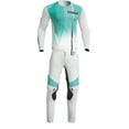 thumbnail image 1 of Thor 2023 Prime Tech Offroad Motocross Jersey Pant Combo White/Teal (Medium / 34), 1 of 8