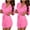 Hot Pink A, variant on ZQUUVOU Women's Silk Robes 2Pcs Satin Robe Kimonos Bridesmaid Bride Bathrobes Sleepwear Loungewear Wedding Robes White A